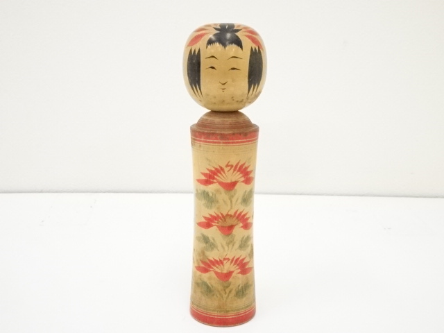 TRADITIONAL JAPANESE CRAFT / KOKESHI DOLL (20.6 cm)/ ARTISAN WORK